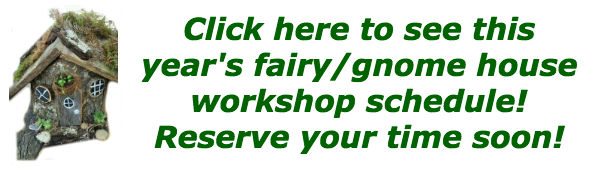 country corner :: Fairy/Gnome House Workshops!